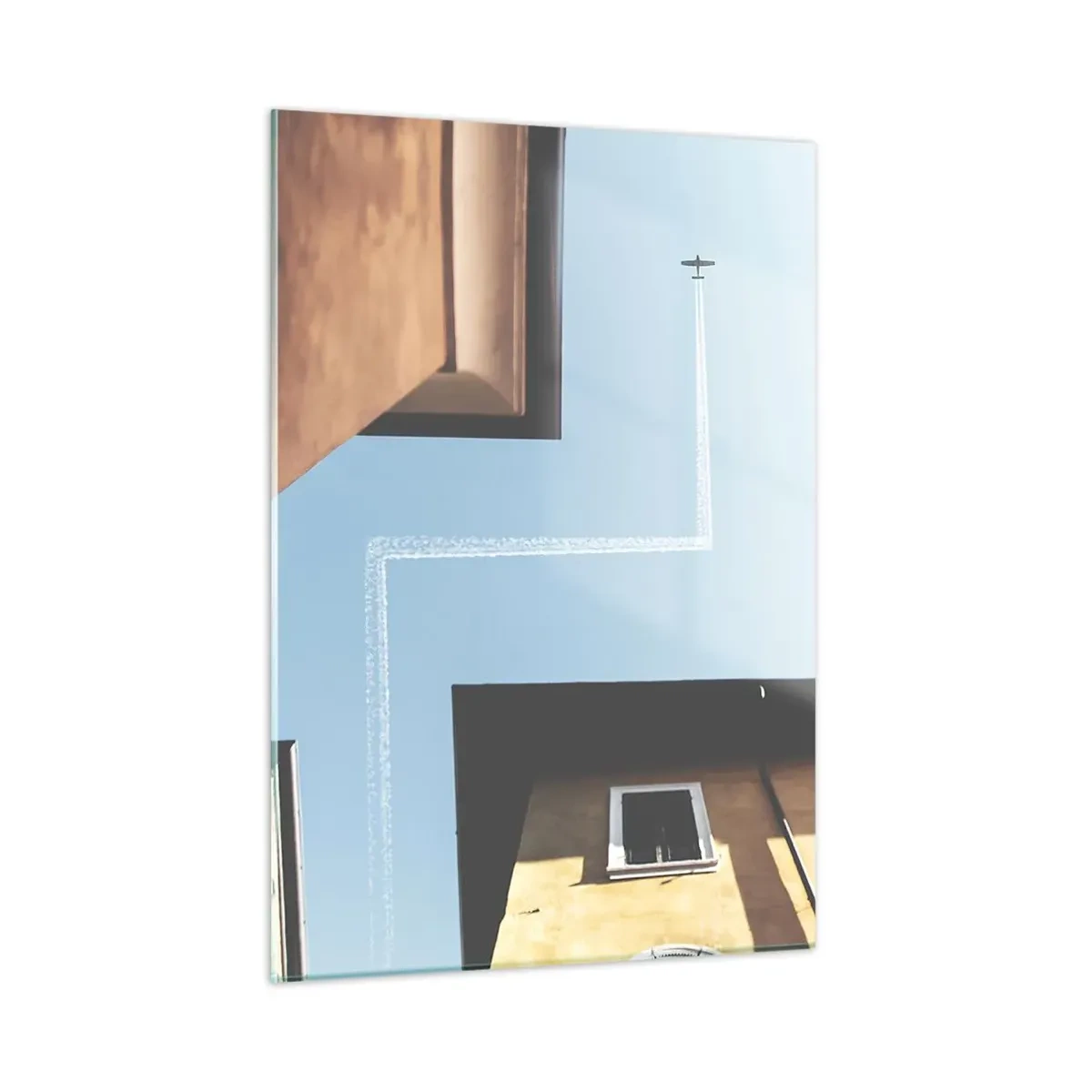 Glass picture - Above City Maze - 50x70 cm