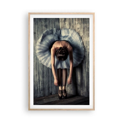 Poster in light oak frame - When the Music Stops - 61x91 cm
