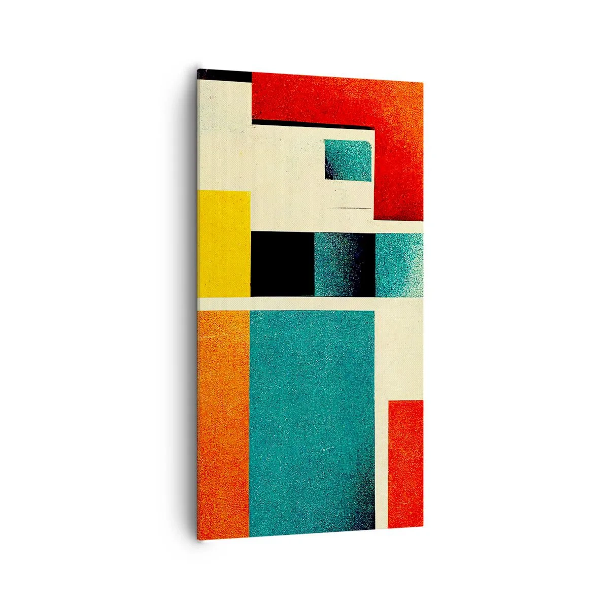 Canvas picture - Geometric Abstract - Good Energy - 65x120 cm