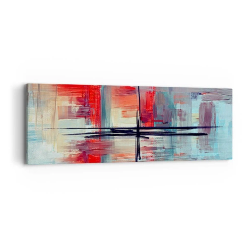 Canvas picture - Landscape in a foreign Dimension - 90x30 cm