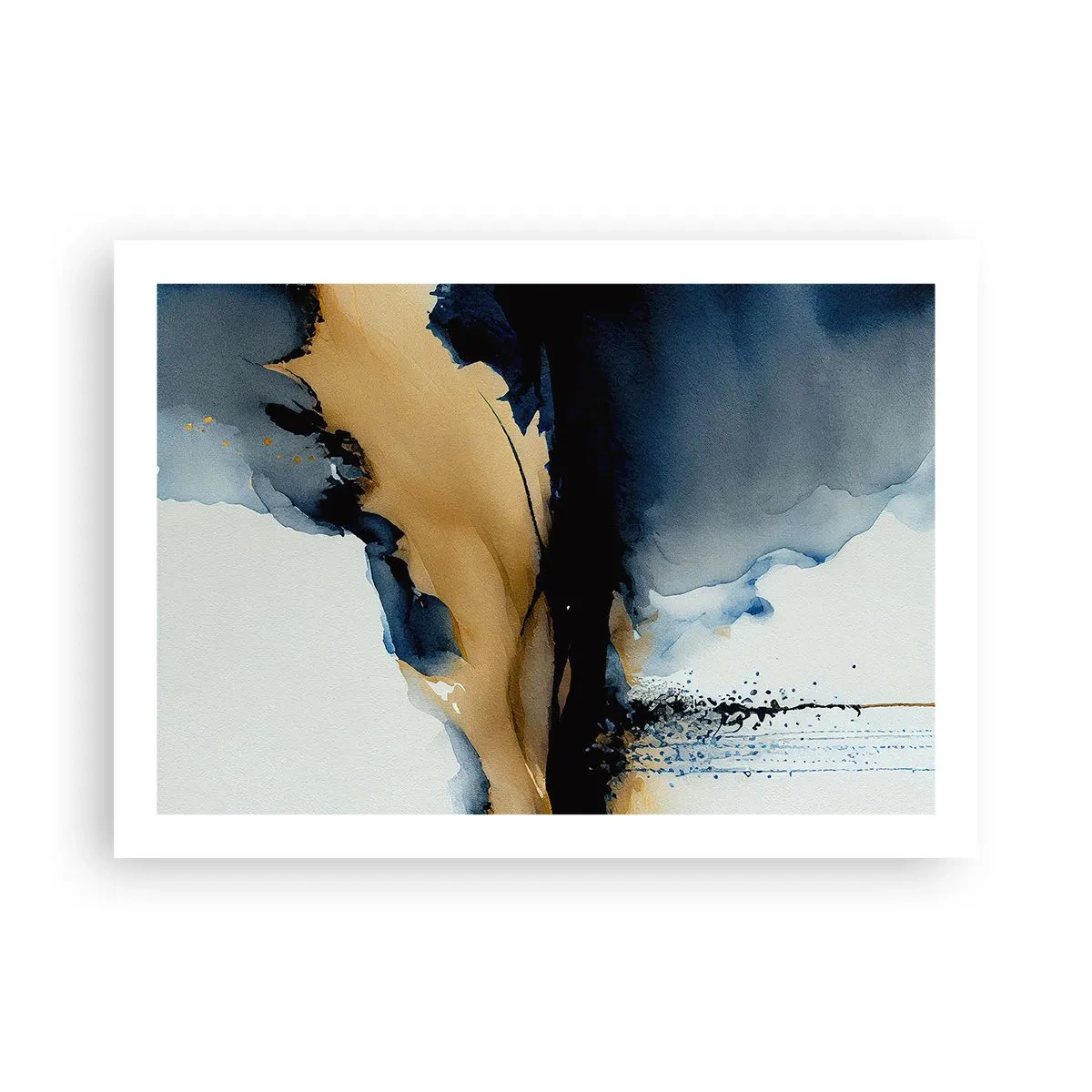 Poster - Behind the Curtain - 70x50 cm