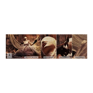 Photo Wallpaper Sample Premium Sand - Godess of Destiny - Theater, Piece, Man - 100x30 cm