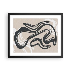 Poster in black frame - Multiplied Expression - 50x40 cm