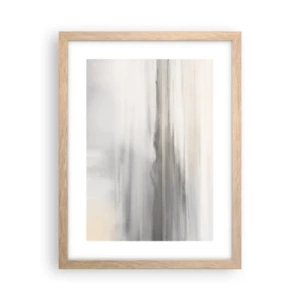 Poster in light oak frame - Thoughtful Distance - 30x40 cm