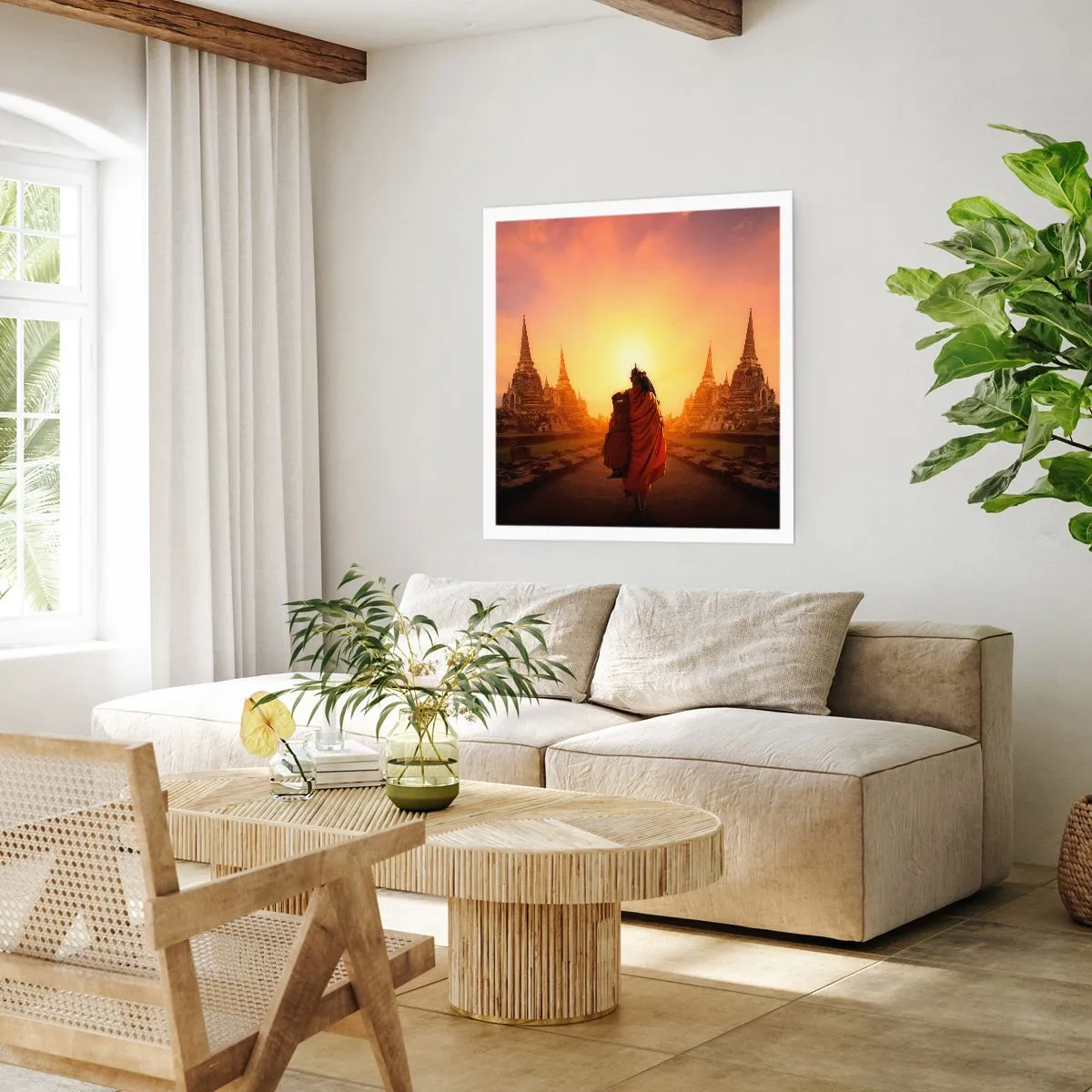 Poster - In Peace through Eternity - 60x60 cm