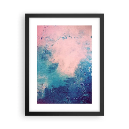Poster in black frame - Blue Hug - 30x40 cm
