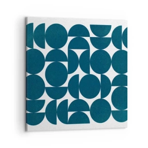 Canvas picture - Circles and Semicircles - 50x50 cm