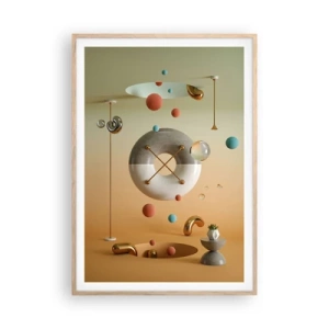 Poster in light oak frame - Anything Can Happen - 70x100 cm