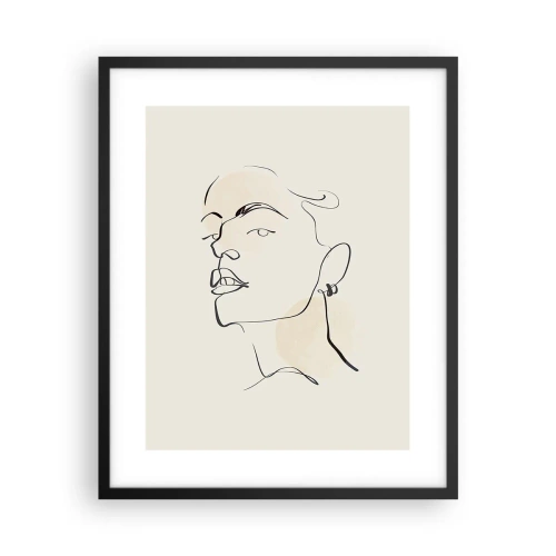 Poster in black frame - Proud Look - 40x50 cm