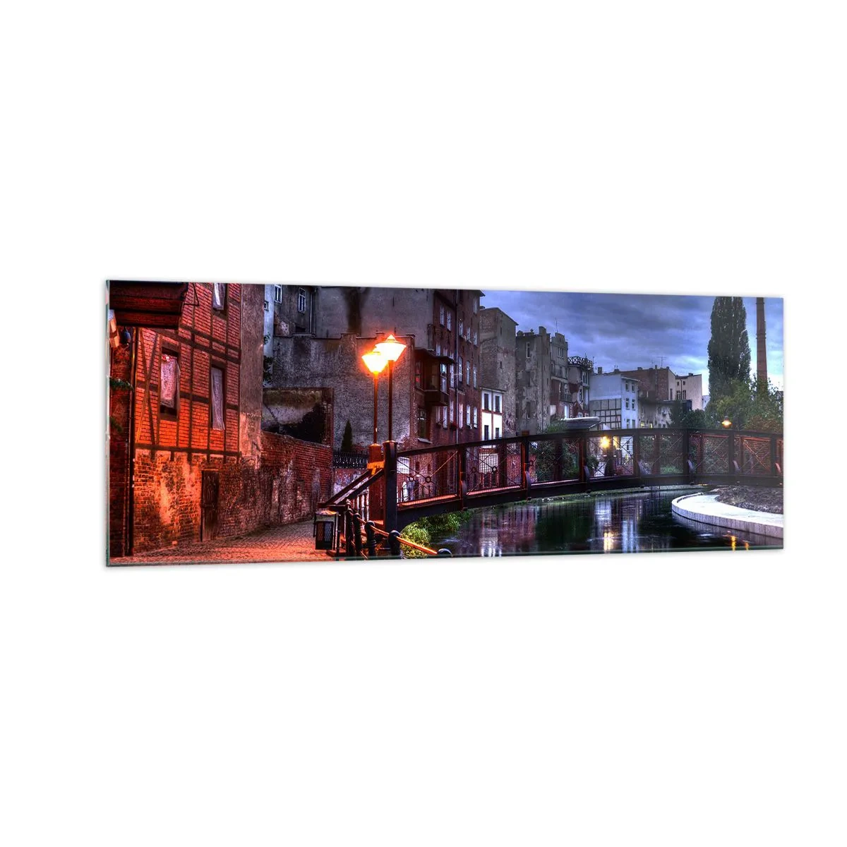 Glass picture - Bydgoszcz You Did Not Know - 140x50 cm