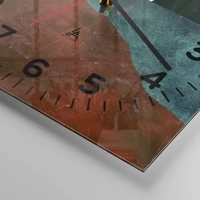 Clock face with numbers
