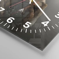 Clock face with numbers