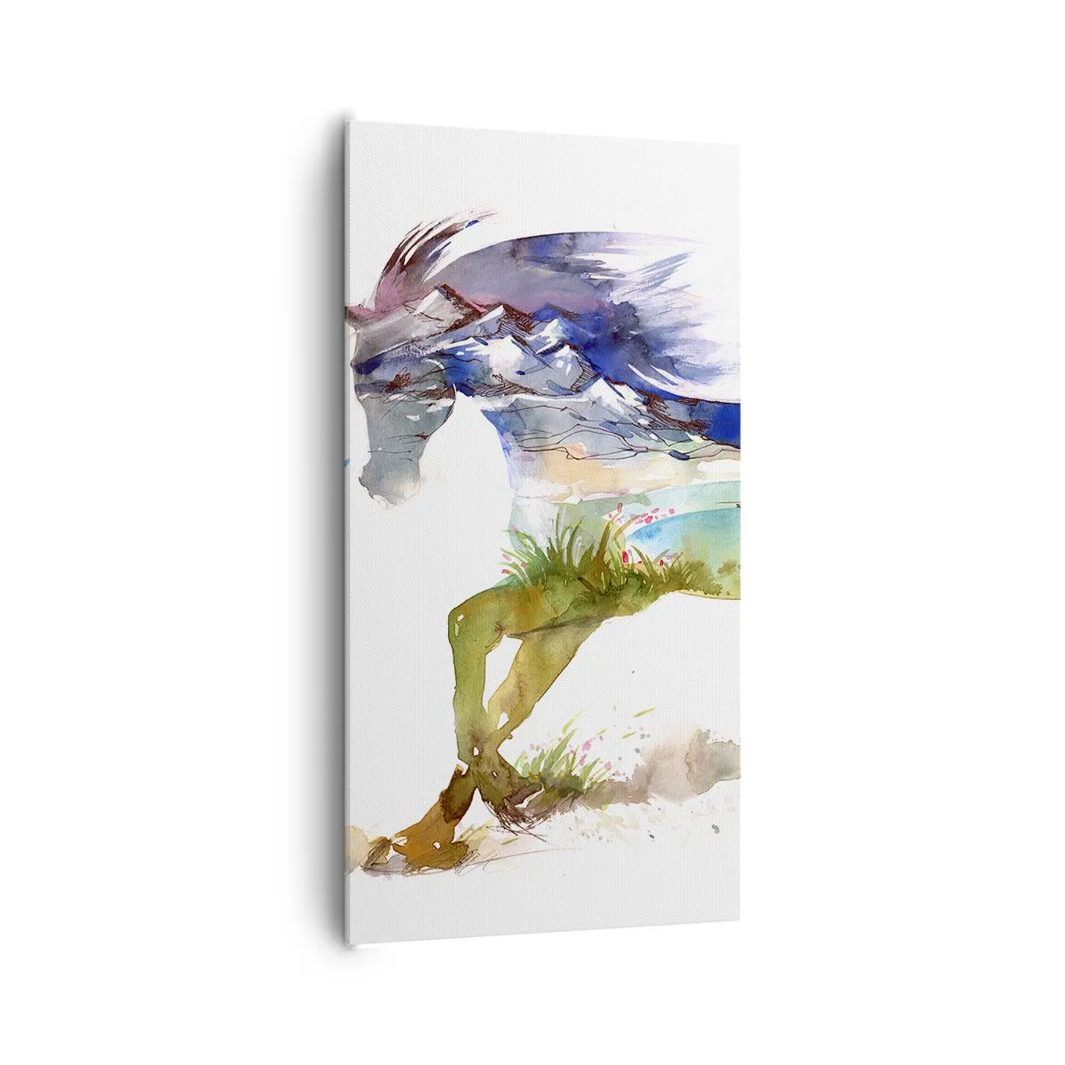 Canvas picture - From a Meadow Straight to Heaven - 65x120 cm