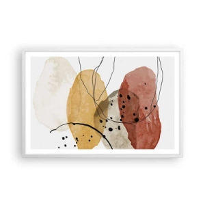 Poster in white frmae - Like a Light Air - 91x61 cm