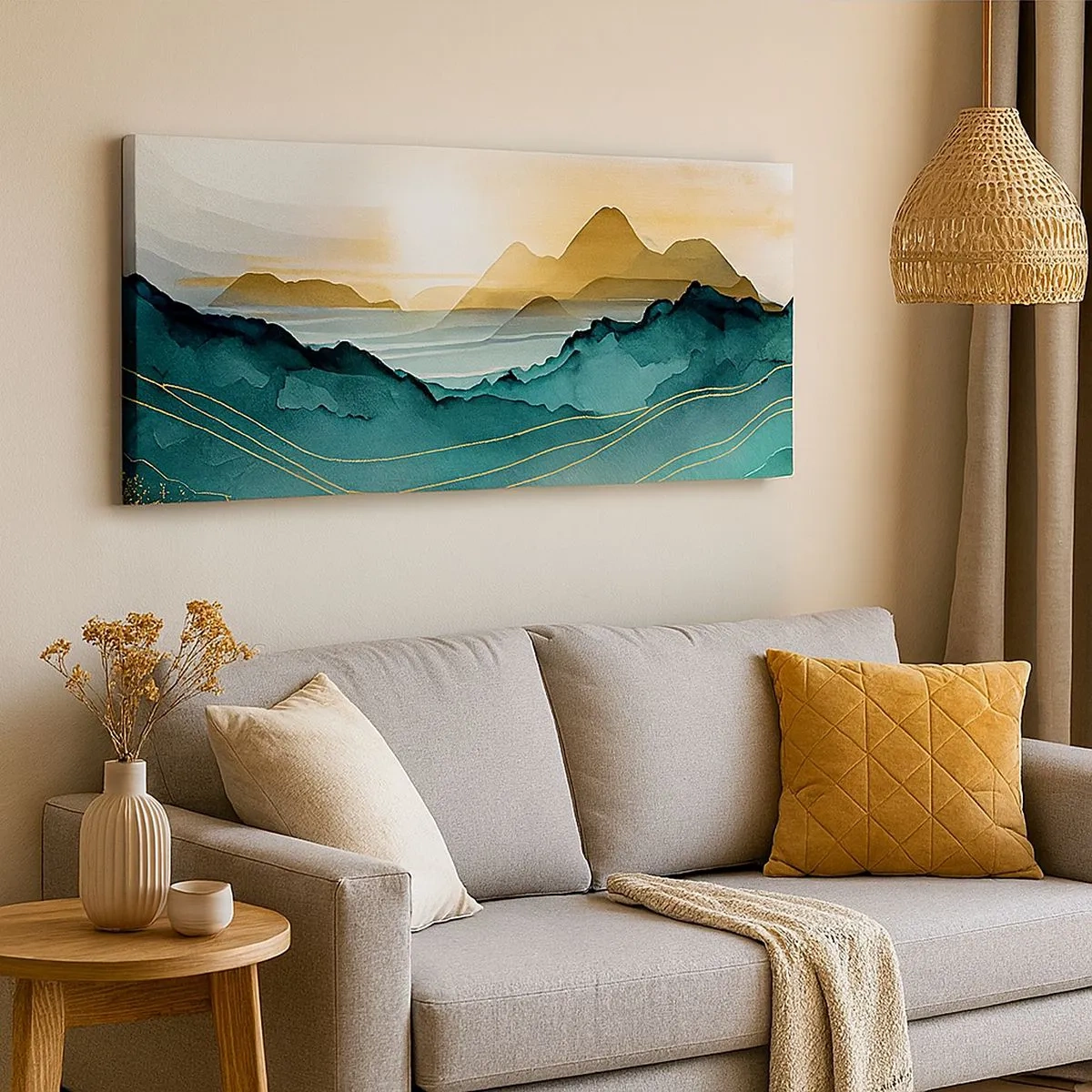 Canvas picture - On the Verge of Abstract - Landscape - 100x40 cm
