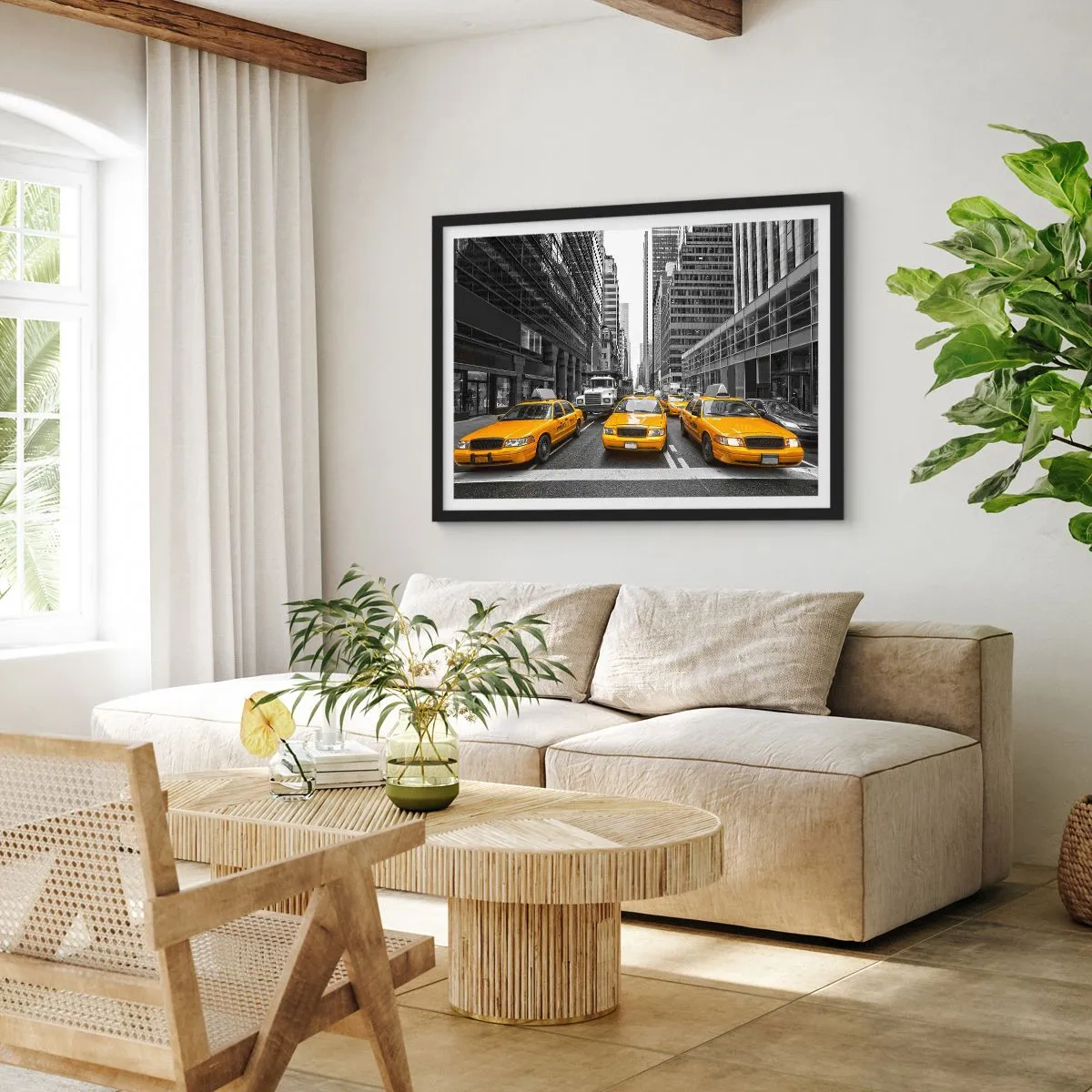 Poster in black frame - We Paint the City - 70x50 cm