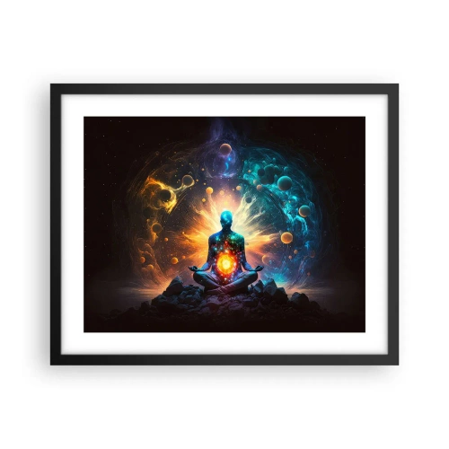 Poster in black frame - Cosmic Calm - 50x40 cm