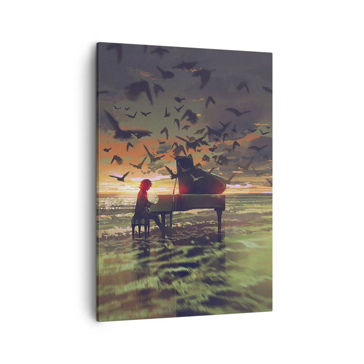 Canvas picture - Concert for Piano and Waves - 50x70 cm