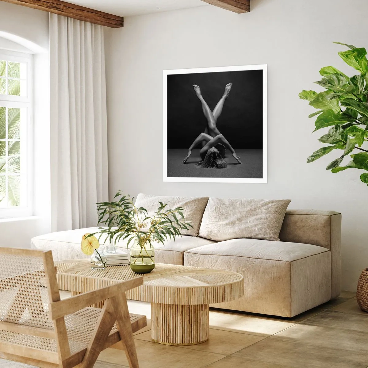 Poster - Geometry of Nakedness - 40x40 cm