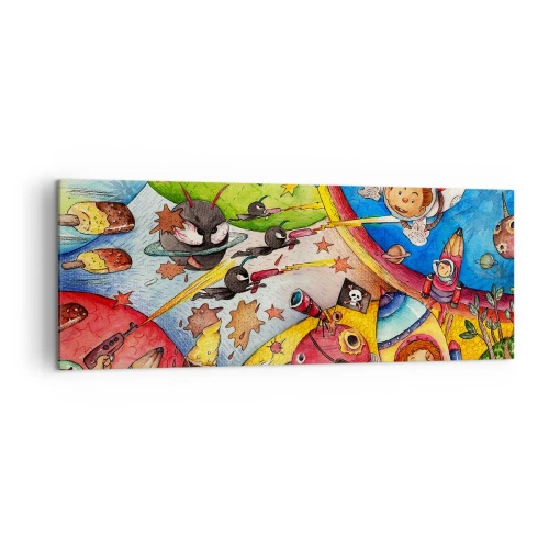 Canvas picture - Great Space Adventure - 140x50 cm