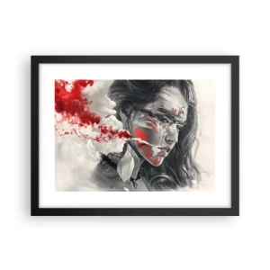 Poster in black frame - Smoke of Absurdity - 40x30 cm