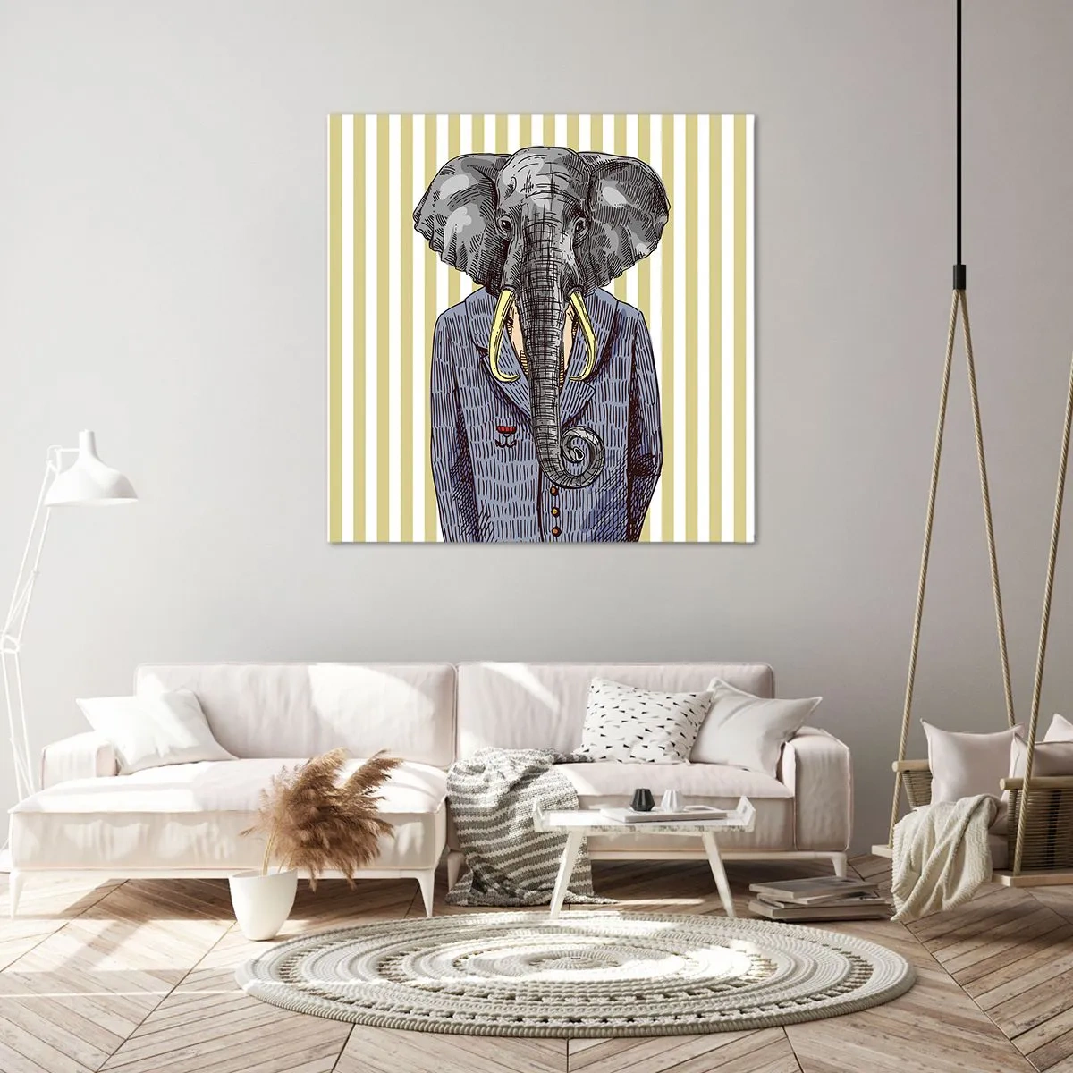 Canvas picture - Elegant By Nature - 70x70 cm