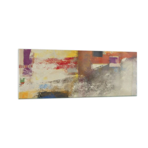 Glass picture - Geometry of Colours - 140x50 cm