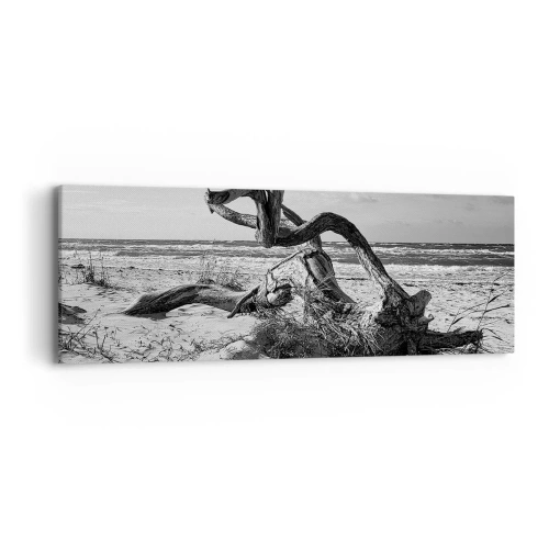 Canvas picture - Seaside Sculpture - 90x30 cm