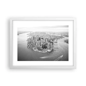 Poster in white frmae - How Not to Love It? - 40x30 cm