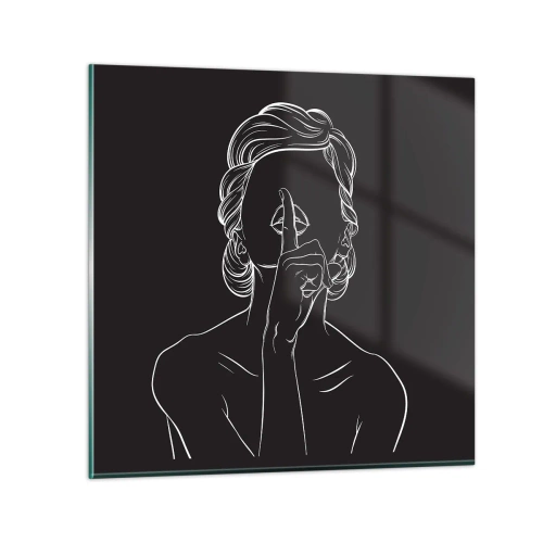 Glass picture - Beauty Blossoms in Soul - 70x70 cm