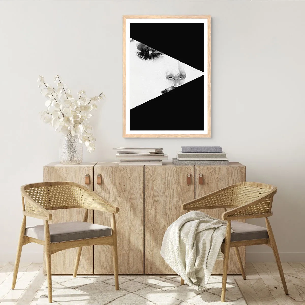 Poster in light oak frame - Forever Uncovered - 30x40 cm