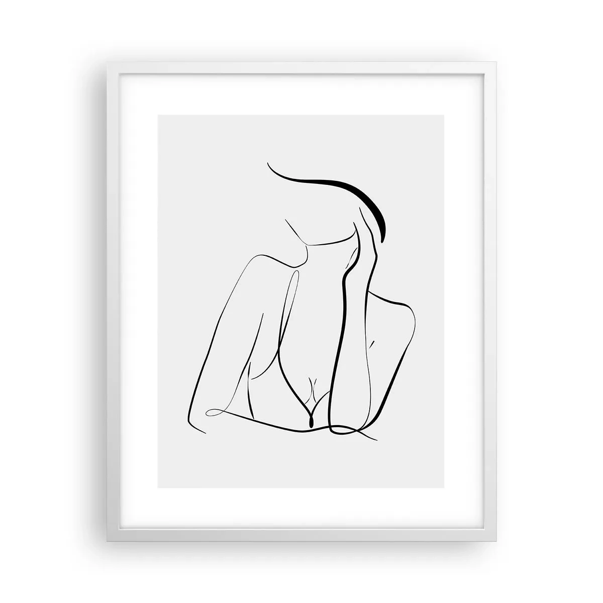 Poster in white frmae - On Waves of Dreams - 40x50 cm