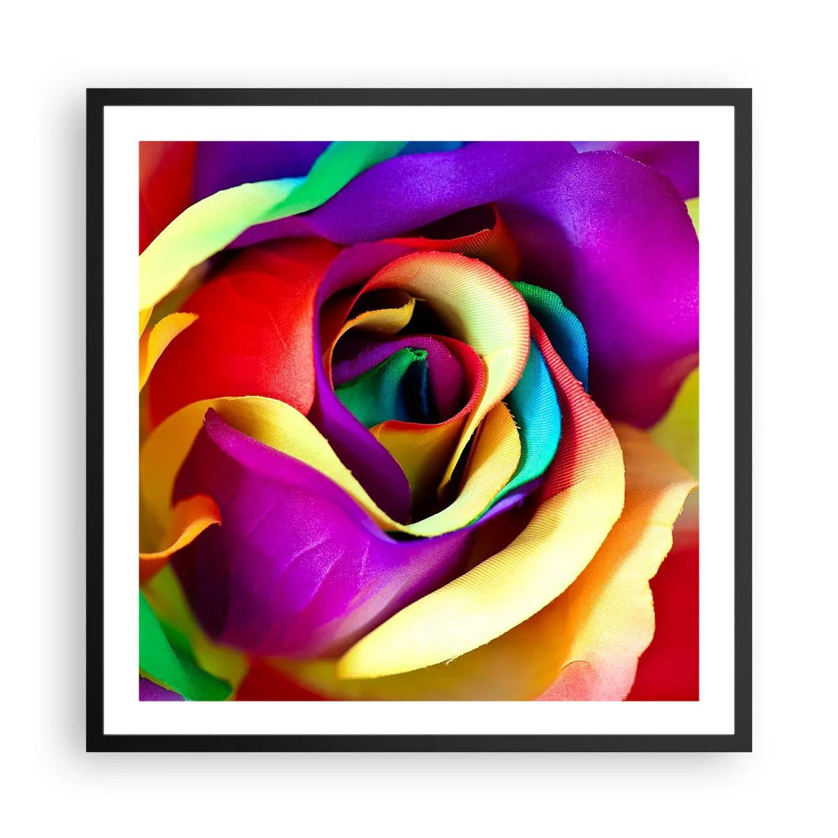 Poster in black frame - It's Impossible - 60x60 cm