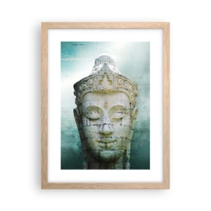 Poster in light oak frame - In Search of Light - 30x40 cm
