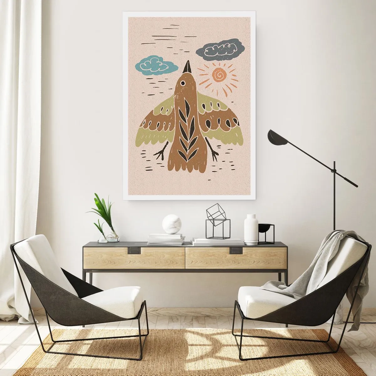 Poster - Joyful Flight - 50x70 cm
