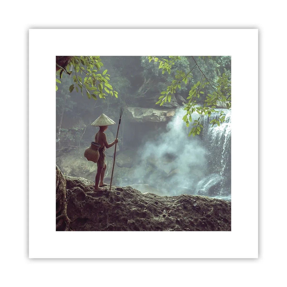 Poster - Friends with Nature - 30x30 cm