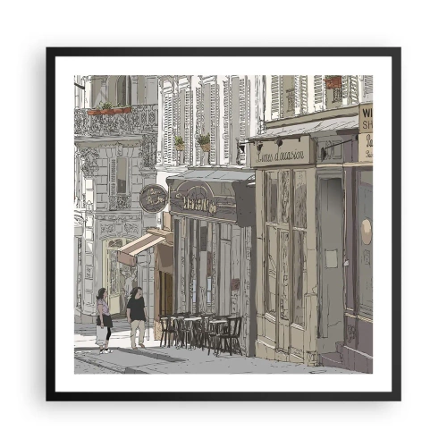 Poster in black frame - City Joys - 60x60 cm