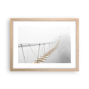 Poster in light oak frame - Where Did He Take You? - 40x30 cm