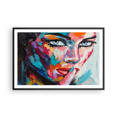 Poster in black frame - Our First Secret - 91x61 cm