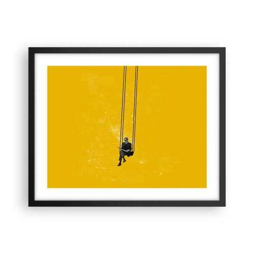 Poster in black frame - Day as a Any Other - 50x40 cm