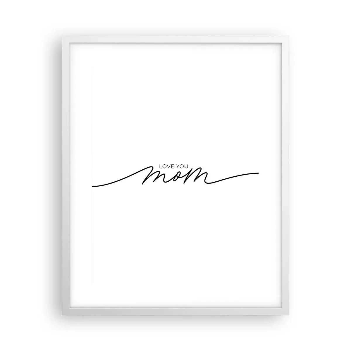 Poster in white frmae - Great Emotion - 40x50 cm