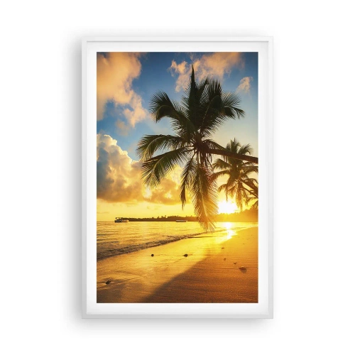 Poster in white frmae - Caribbean Dream - 61x91 cm