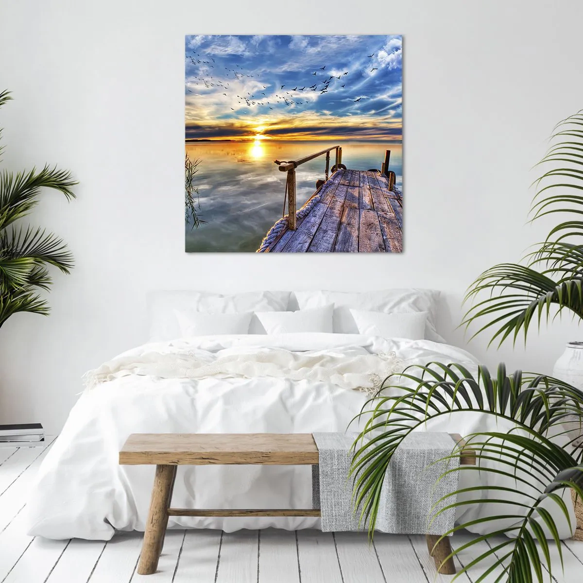 Canvas picture - Wind is Taking a Break - 30x30 cm