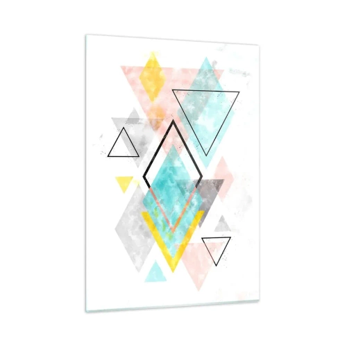 Glass picture - Geometric Play - 50x70 cm