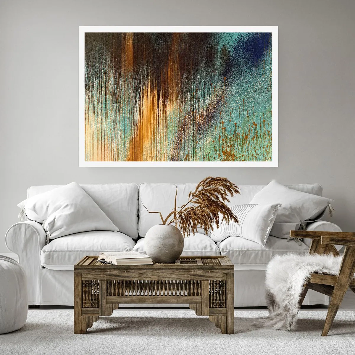 Poster - Non-accidental Colourful Composition - 50x40 cm