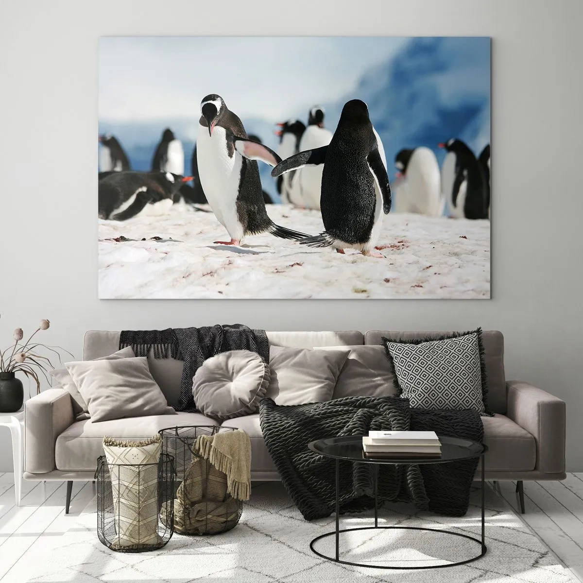 Glass picture - Dance in the Snow - 120x80 cm
