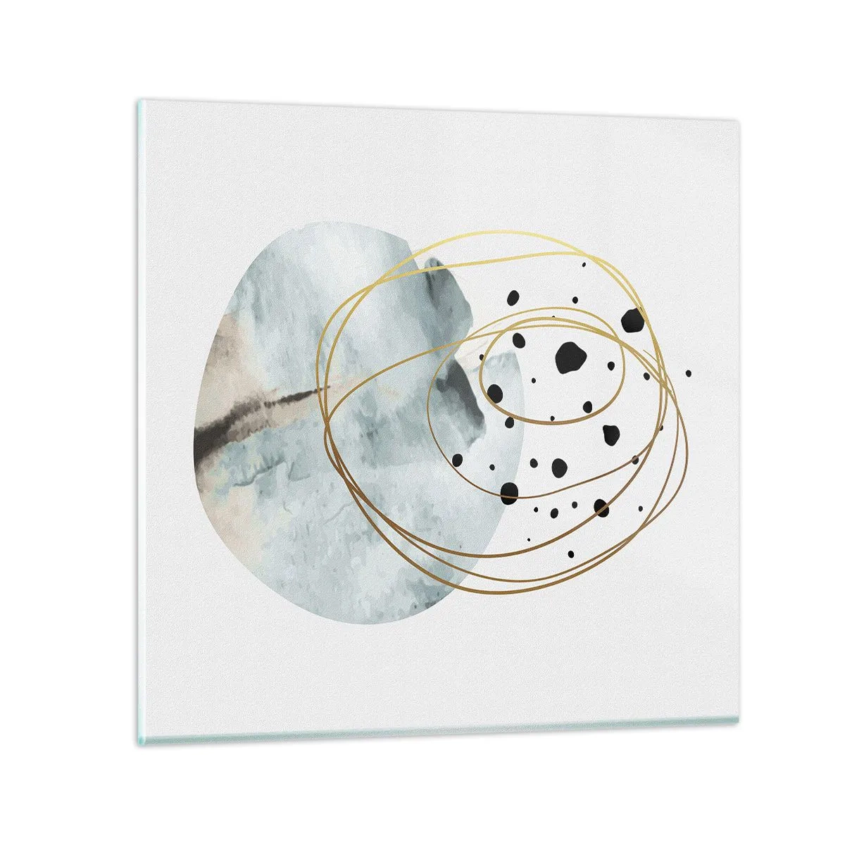 Glass picture - In the Embrace of Space - 50x50 cm