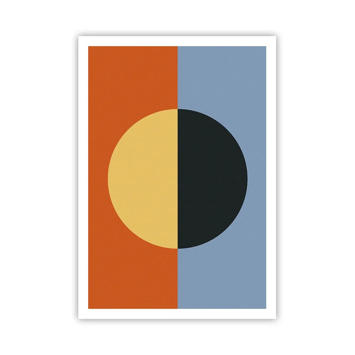 Poster - Composition of Warm and Cool - 70x100 cm