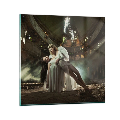 Glass picture - Spirit of Old Theatre - 60x60 cm