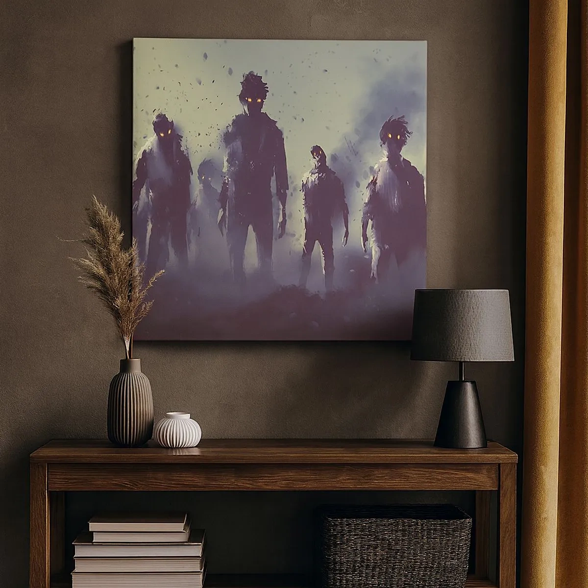 Canvas picture - Watch Out! They Are Coming - 30x30 cm